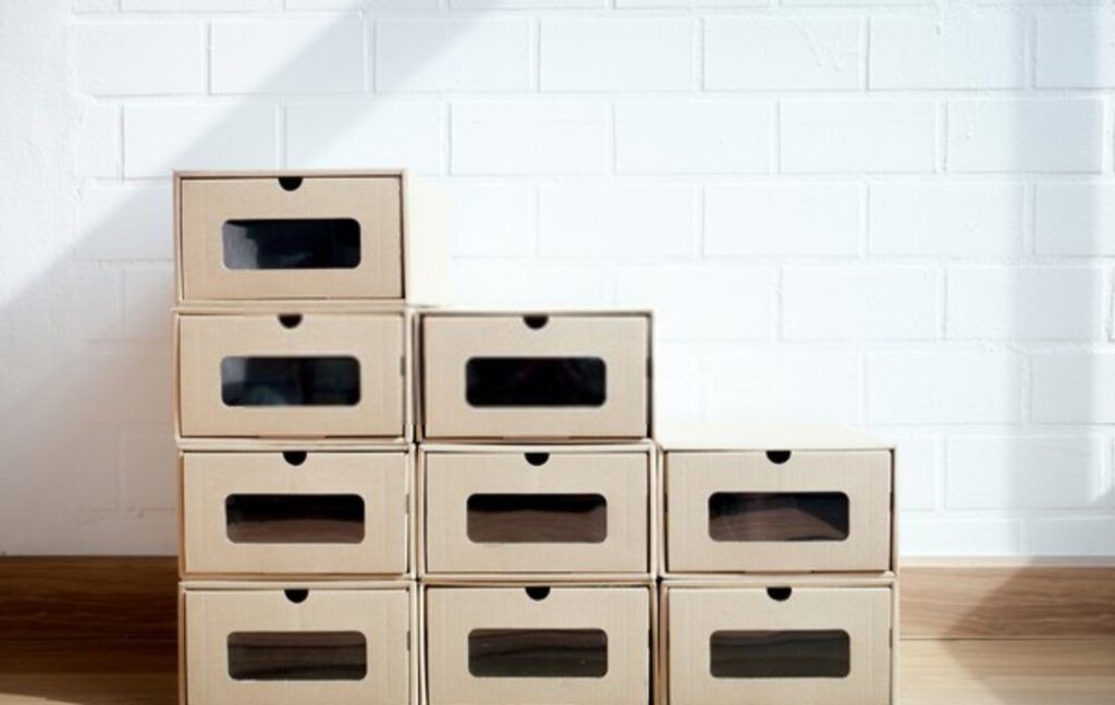 Dispose and Reuse Shoe Boxes