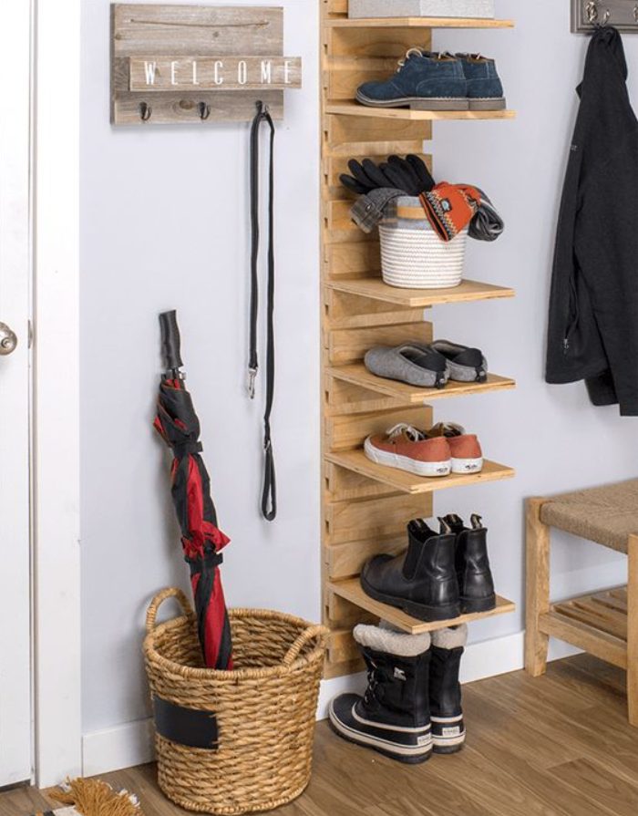 10 DIY Shoe Racks Projects For Your House 2023 - The Shoe Box NYC