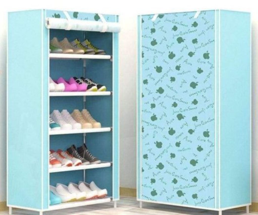 5 Tier Non-woven Fabrics Shoe Cabinet