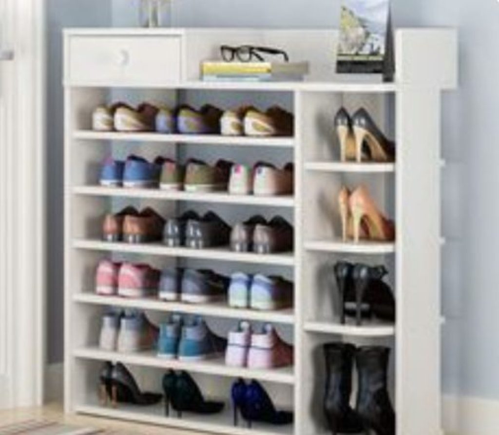 Maxim 7 Tier Shoe Cabinet with Drawer