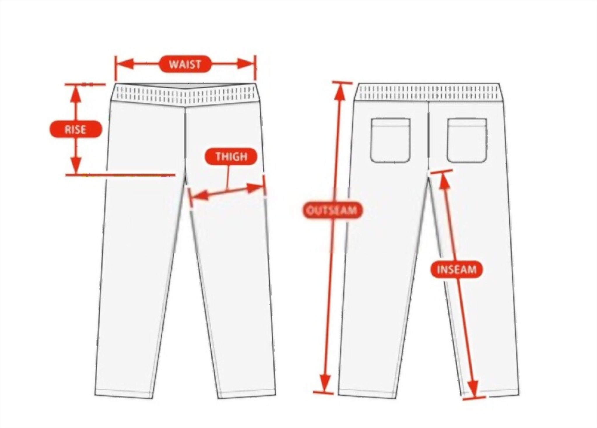 Big And Size Chart Pants