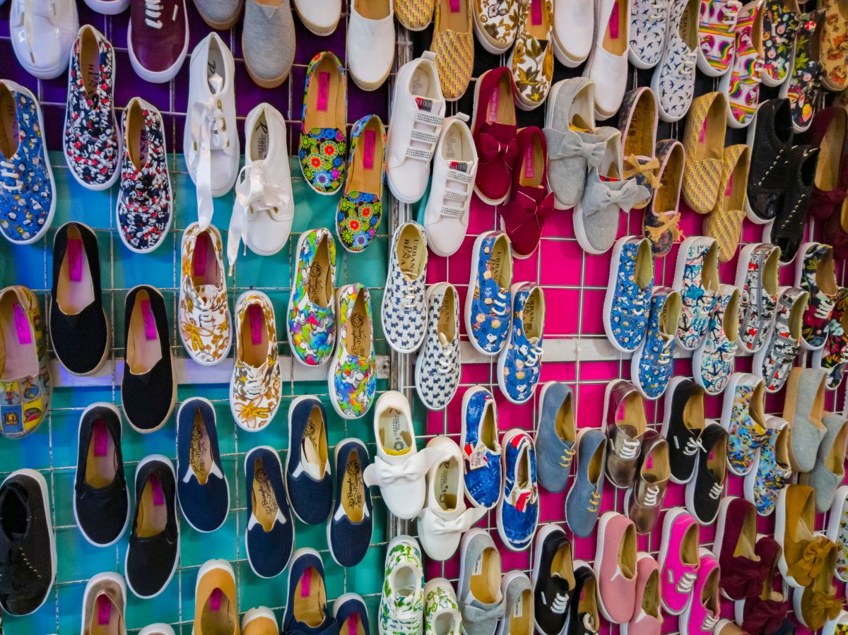 Shopping shoes in Mexico city