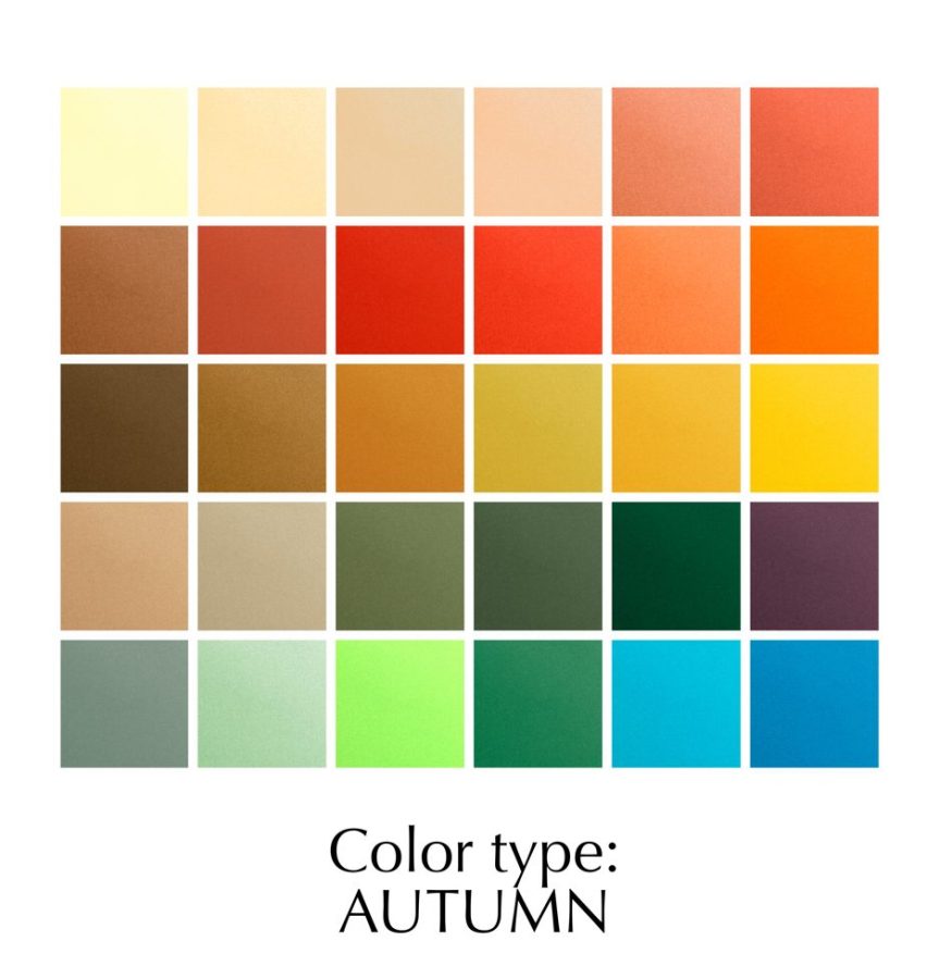 Color Palettes for the Autumn