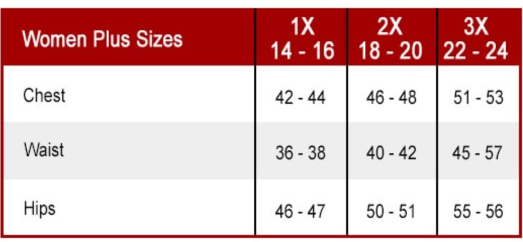 Size 1X-3X